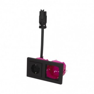 GIRA E2 Zwart Mat – 1V...