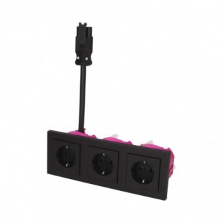 GIRA E2 Zwart Mat – 3V...