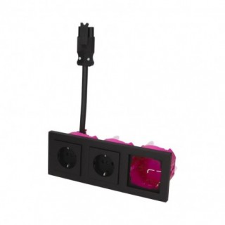 GIRA E2 Zwart Mat – 2V...