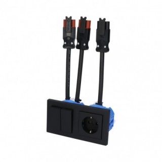GIRA E2 Zwart Mat – Wissel...