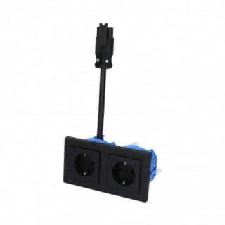 GIRA E2 Zwart Mat – 2V...