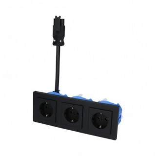GIRA E2 Zwart Mat – 3V...