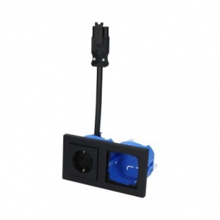 GIRA E2 Zwart Mat – 1V...