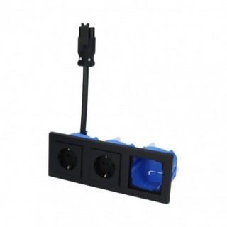 GIRA E2 Zwart Mat – 2V...