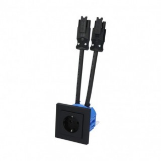 GIRA E2 Zwart Mat – 1V...